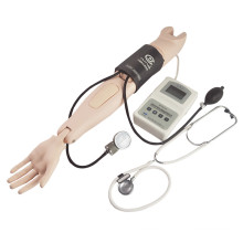 Treinamento de habilidades em enfermagem médica Simulador de medição de pressão arterial humana
